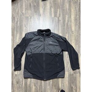 The North Face Denali Polartec Fleece Full Zip Jacket Vented Black Mens Size 2XL